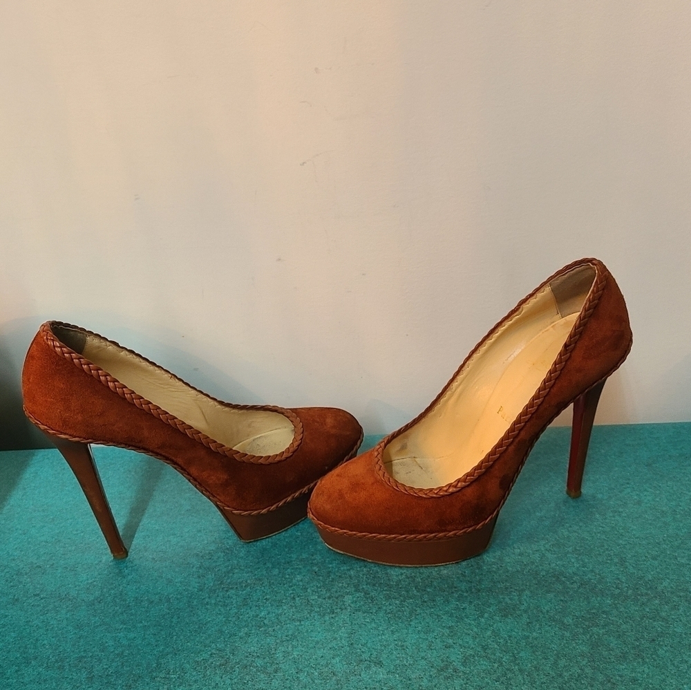 Christian Louboutin Braided Platforms - Picture 6 of 15